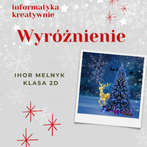 konkurs wyniki wyróżnienie