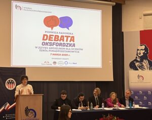 XIII LO wyróżnione w Pierwszej Radomskiej Debacie Oksfordzkiej Szkół Ponadpodstawowych